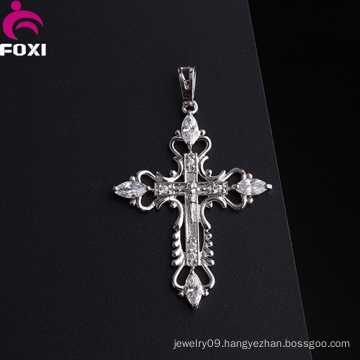 New Design Platinum Plated Unique Western Cross Pendant